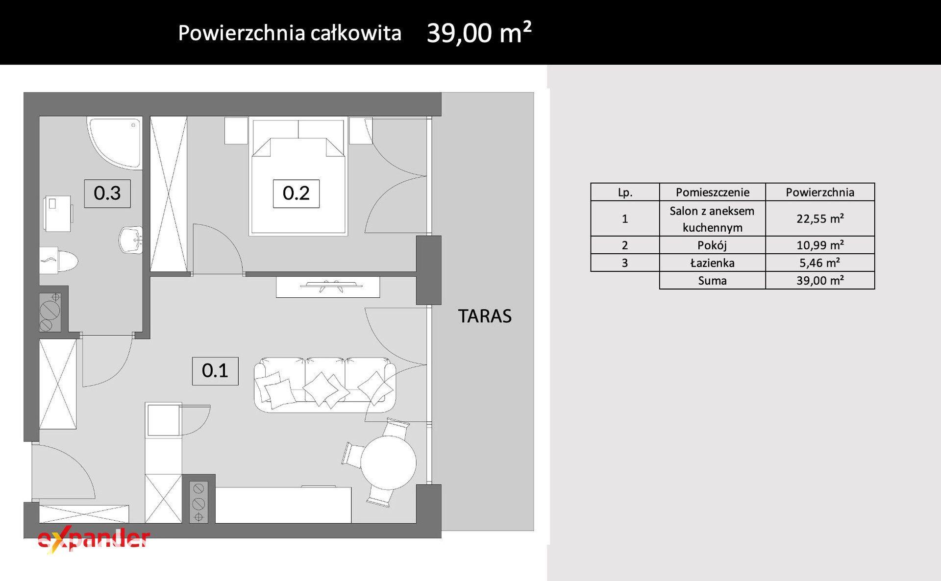 ★ 2 pokoje z dużym tarasem ★ - zdjęcie 7