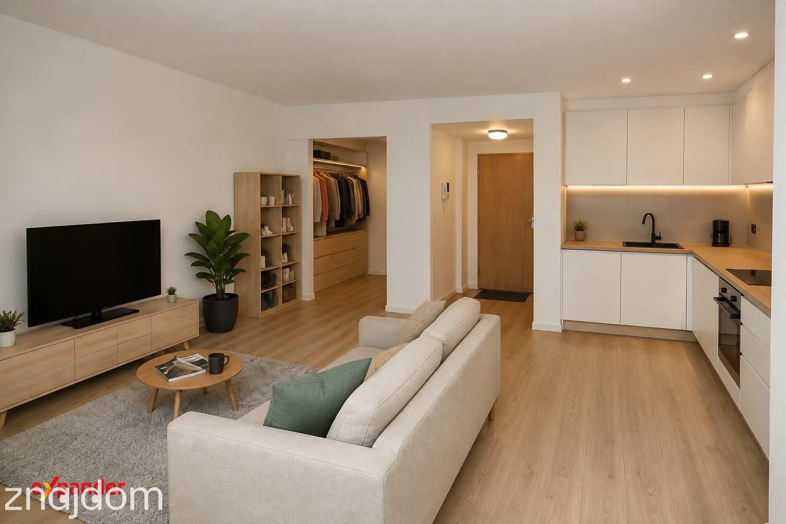 Kawalerka przy Sky Tower/ balkon - zdjęcie 2