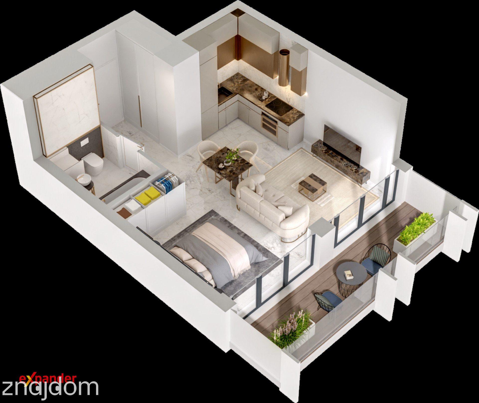 Apartament Gotowy /Stare Miasto/ Balkon - zdjęcie 6