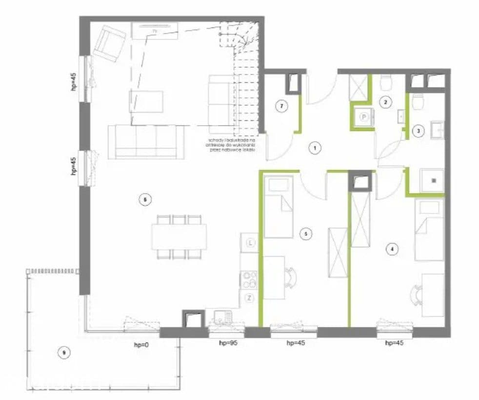 Apartament 160 m² z antresolą, tarasem | gotowe do odbioru - zdjęcie 5