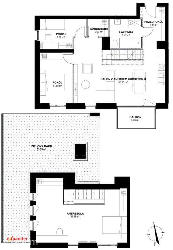 GOTOWY DO ODBIORU! Penthouse z zielonym tarasem obok Parku Śląskiego - zdjęcie 6