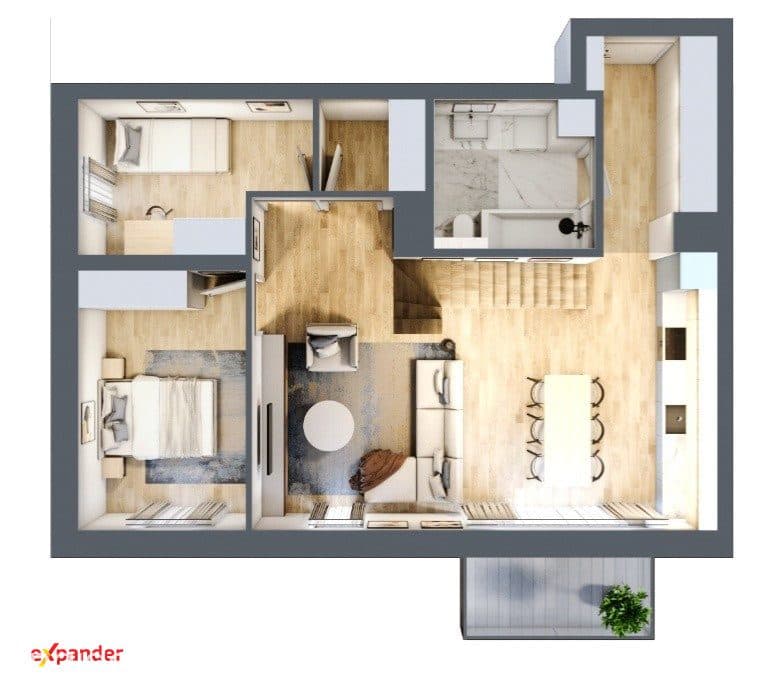 GOTOWY DO ODBIORU! Penthouse z zielonym tarasem obok Parku Śląskiego