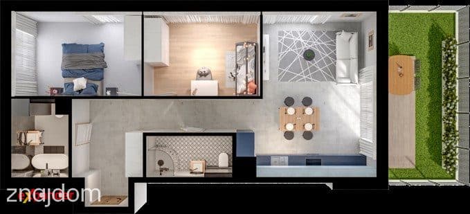 3-pokojowe mieszkanie z ogródkiem | 68,21 m² | Gdańsk Jasień | III kw. 2027 - zdjęcie 4