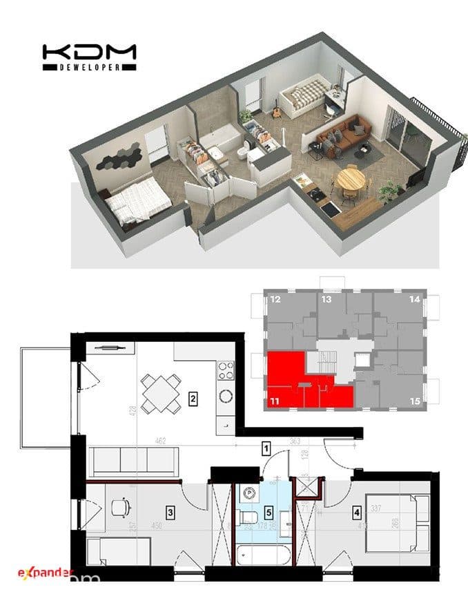 Apartament na zamkniętym osiedlu. Gotowy do odbioru! - zdjęcie 22