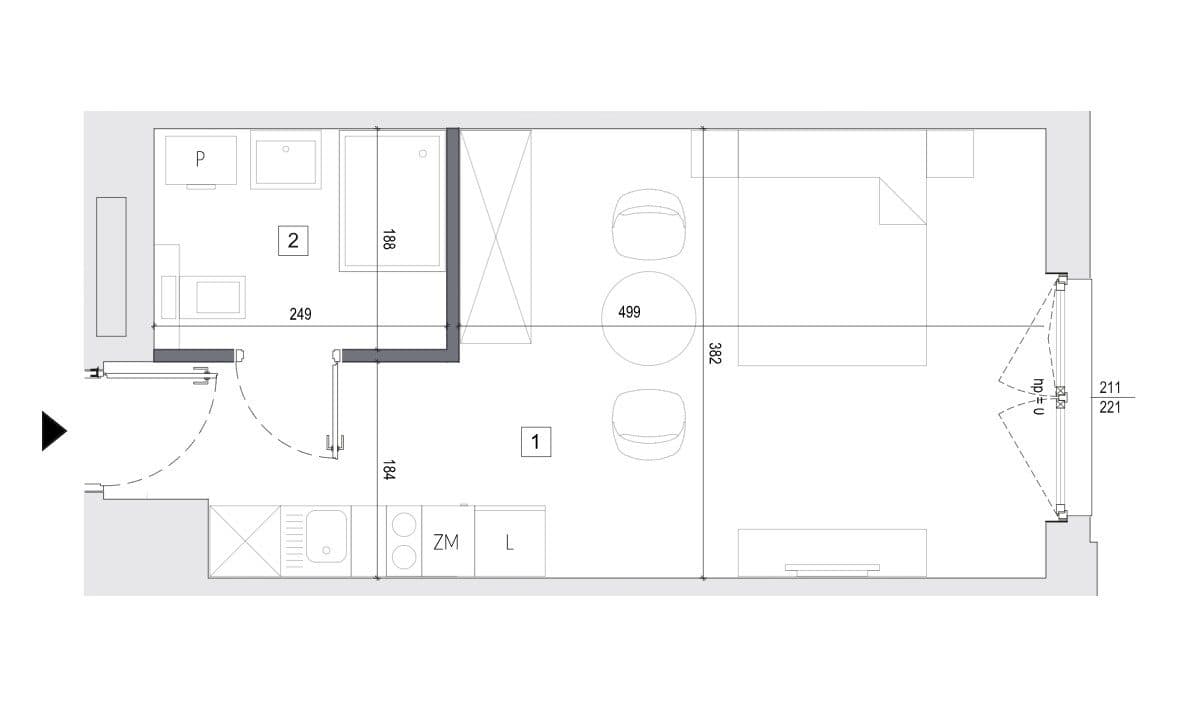 Wykończony apartament inwestycyjny w sercu Gdańska - zdjęcie 4