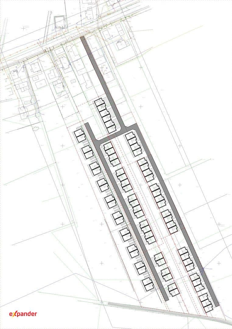 Działka z planem na budowę 74 domów, 9750 m2 PUM, Krasne - zdjęcie 2