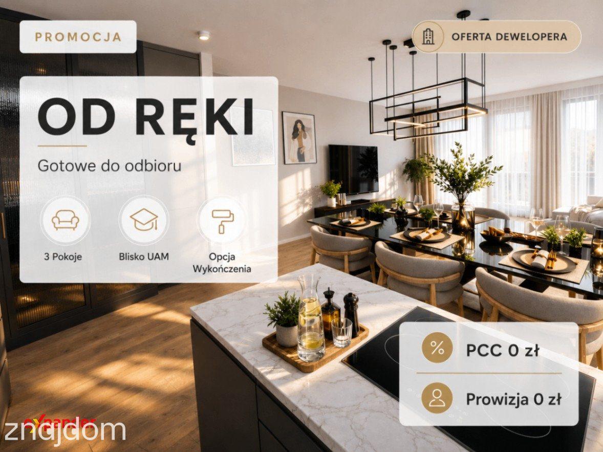 49,29 m² | 3 pokoje | Blisko tramwaju i UAM