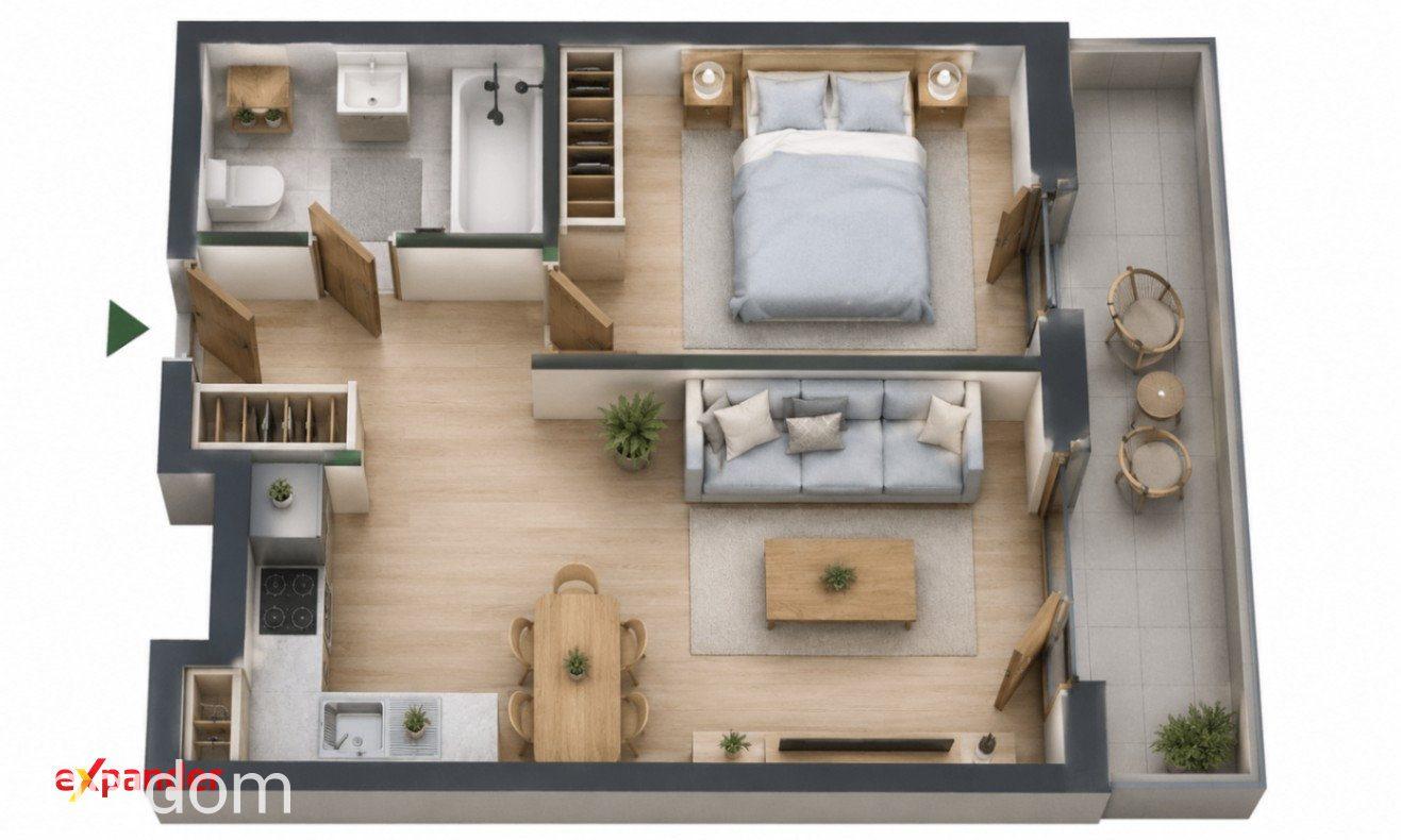 2-pok | Przestronna Loggia | Blisko Centrum | Bardzo Wysoki Standard - zdjęcie 7