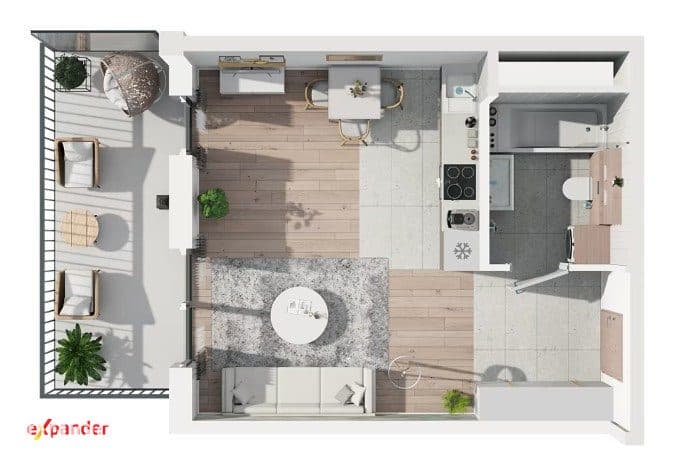 możliwość oddzielnej sypialni | ścisłe centrum | OpcjaPODklucz - zdjęcie 6
