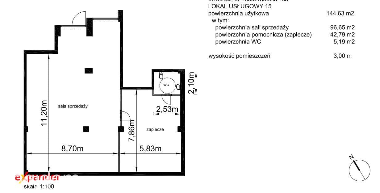 Lokal usługowy 145 m2 - ul. Legnicka - zdjęcie 5