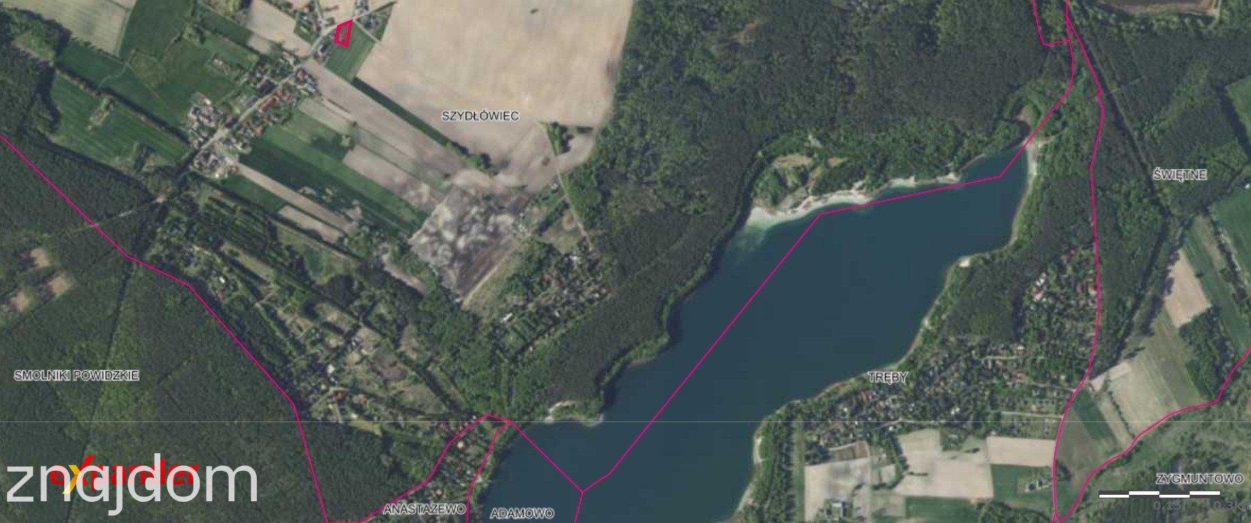 Działka w krainie jezior Szydłówiec wieś z dala od letników 1344m2