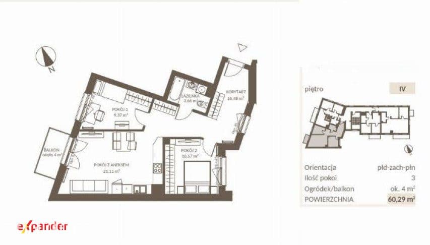 3 pokoje z balkonem | Gdańsk Jasień | oddane do użytku - zdjęcie 5