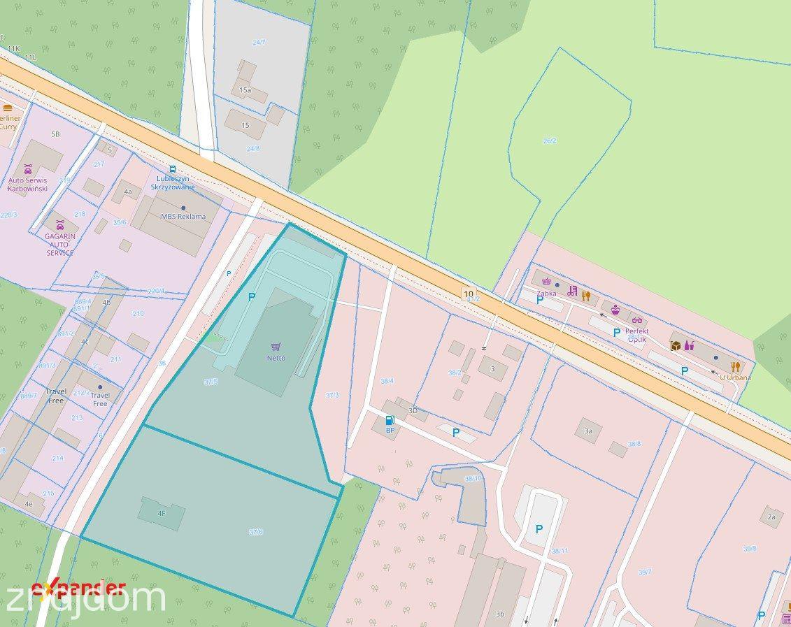 Działka inwestycyjna handlowo-usługowa przy granicy Lubieszyn WZ na 1250 m² PU - zdjęcie 4