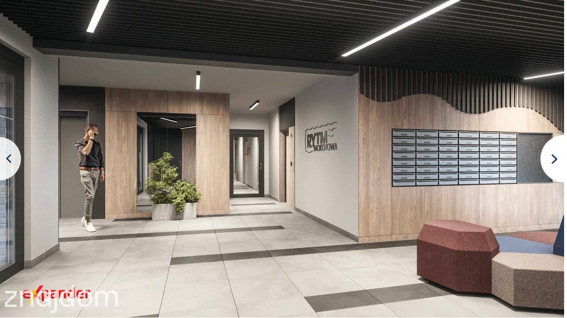 Nowe 1-pokojowe mieszkanie 32,97 m² z dużym balkonem – Rytm Mokotowa - zdjęcie 3