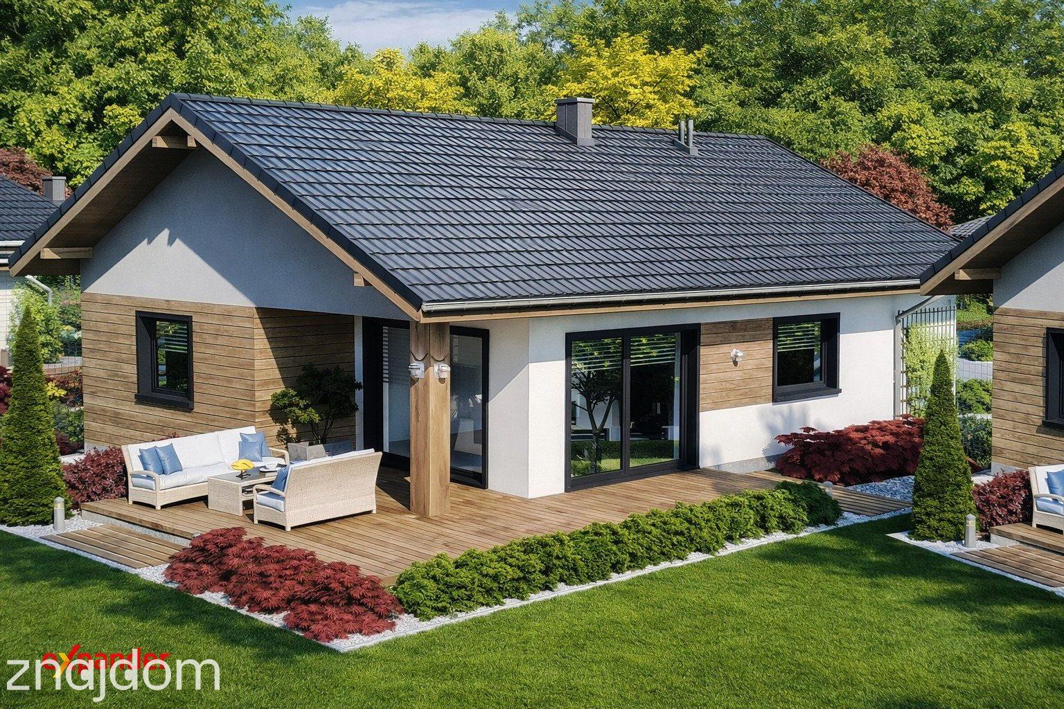 Nowoczesne Domy parterowe 86m² - 2 lub 3 pokoje