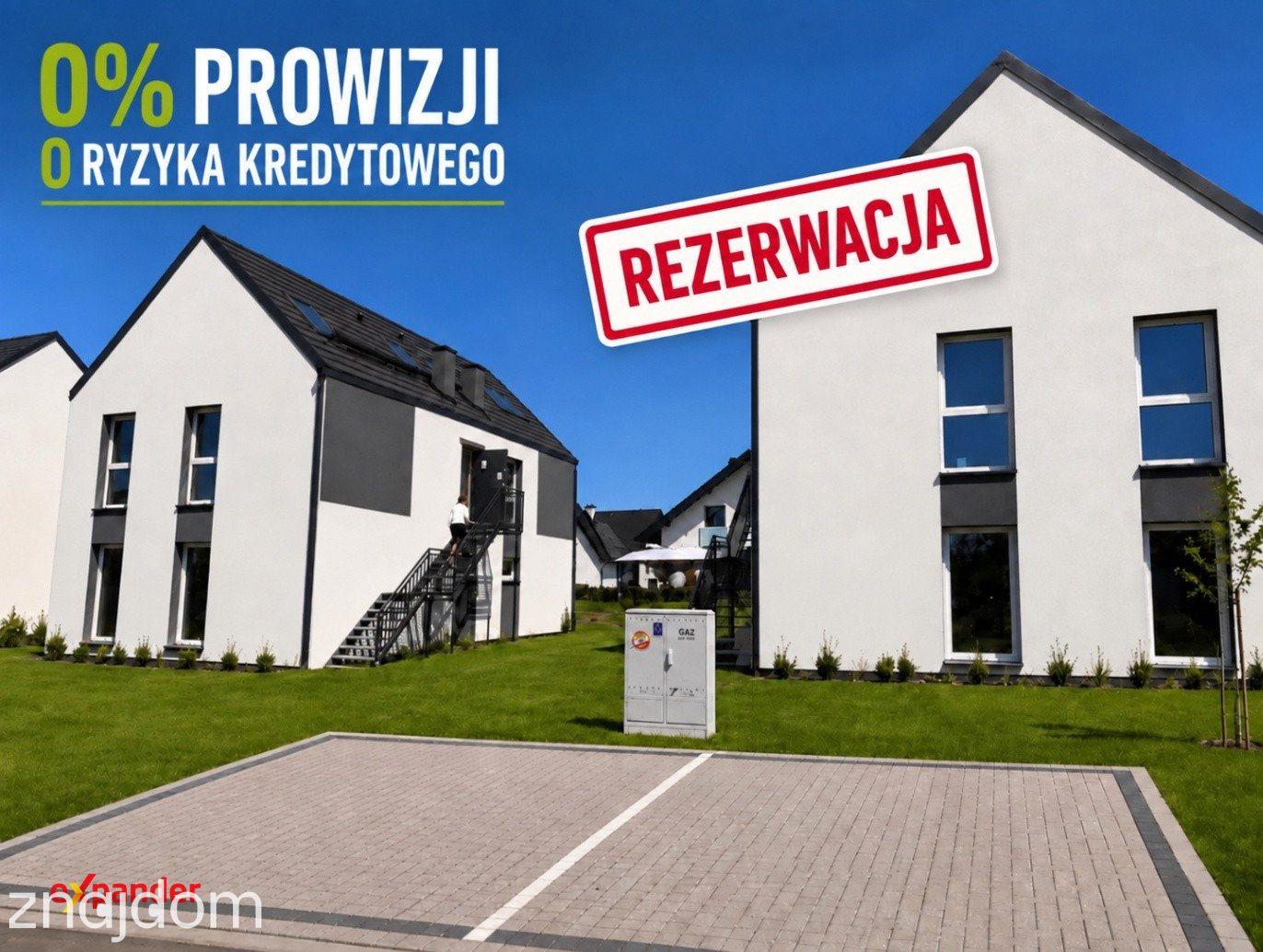 Dom parterowy bez schodów lub piętrowy oba z ogrodem 110 mkw|0% prowiz
