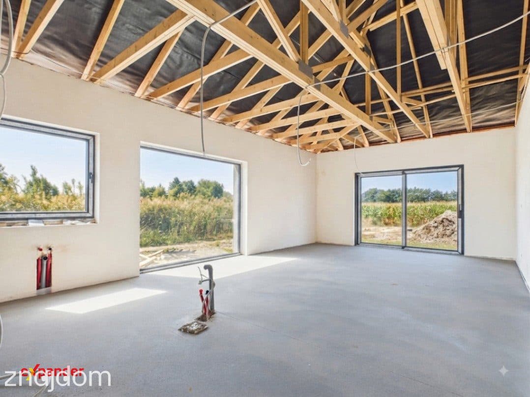 Dom parterowy 124 m² | Salon 46 m² | Działka 570 m²
