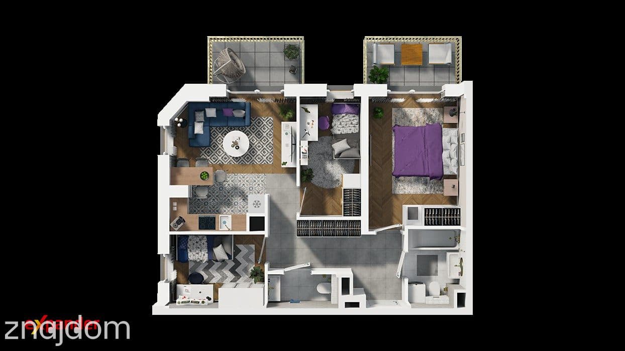 4 pokoje nad Zalewem| 2 balkony | Wolińskiego - zdjęcie 6