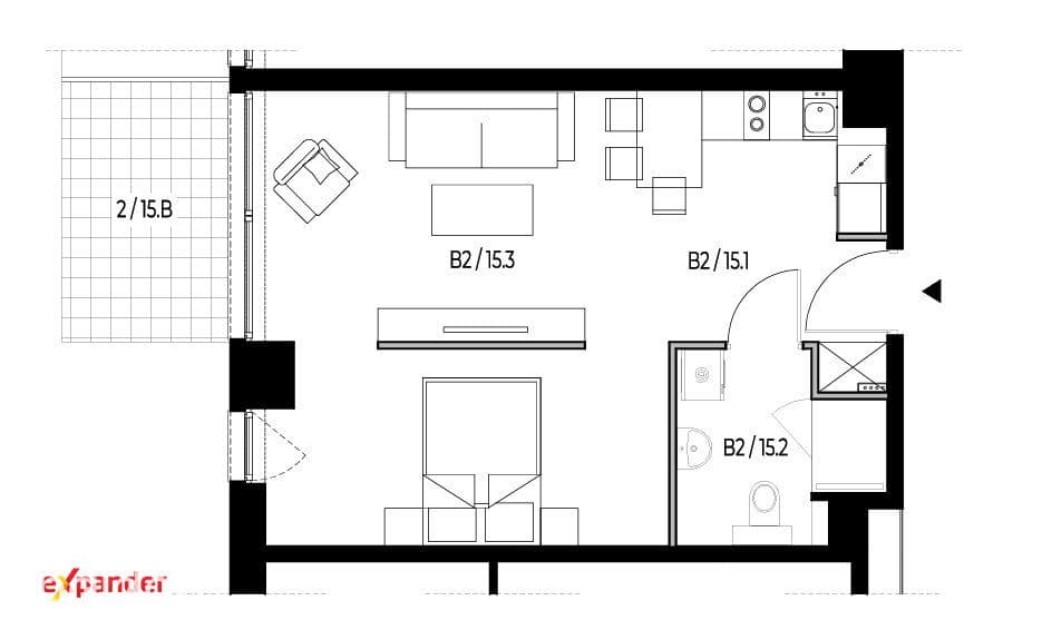 Na WYSPIE 40m2|Gdańsk|570 tyś - zdjęcie 16