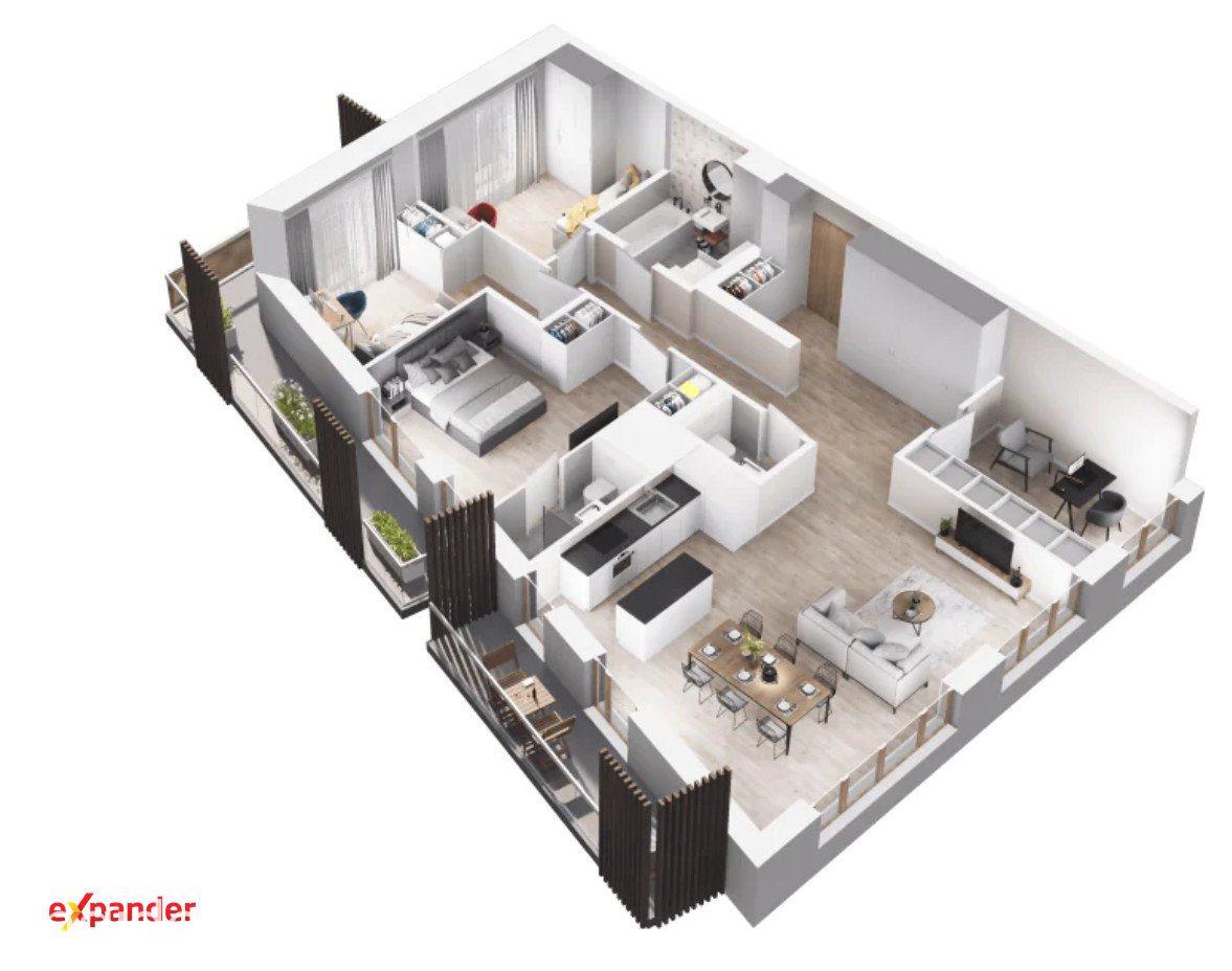 BEZ PROWIZJI, Katowice, 5 pokoi, 2 łazienki, balkon, 107m2, 1 280 000 - zdjęcie 14