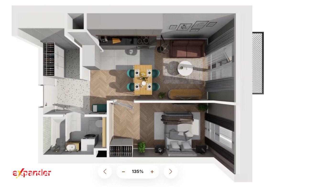 2 pokoje | Garderoba | Balkon | 503 tys. - zdjęcie 10
