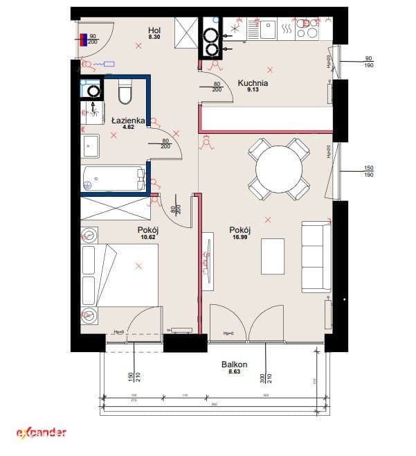 50m2 | Ogródek | Osobna kuchnia | 590 tys. - zdjęcie 8