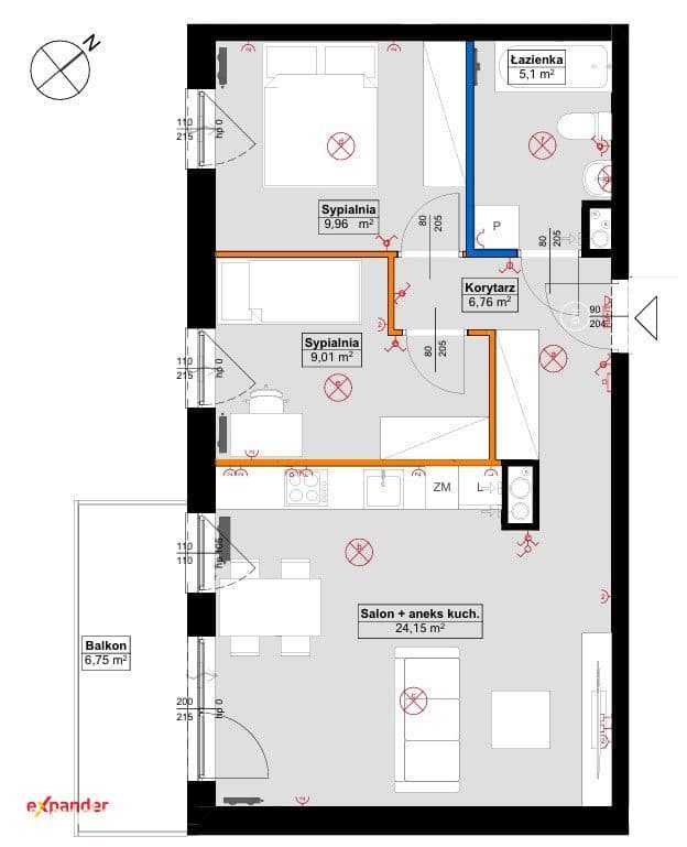 Nowe 3 pokoje z balkonem | Premium - zdjęcie 11