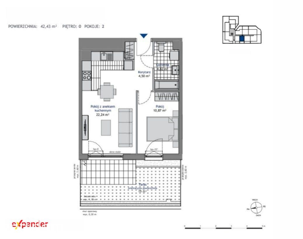 Morena-Jasień|42m2 + ogródek|Najważniejszy pokój nie ma dachu - zdjęcie 3