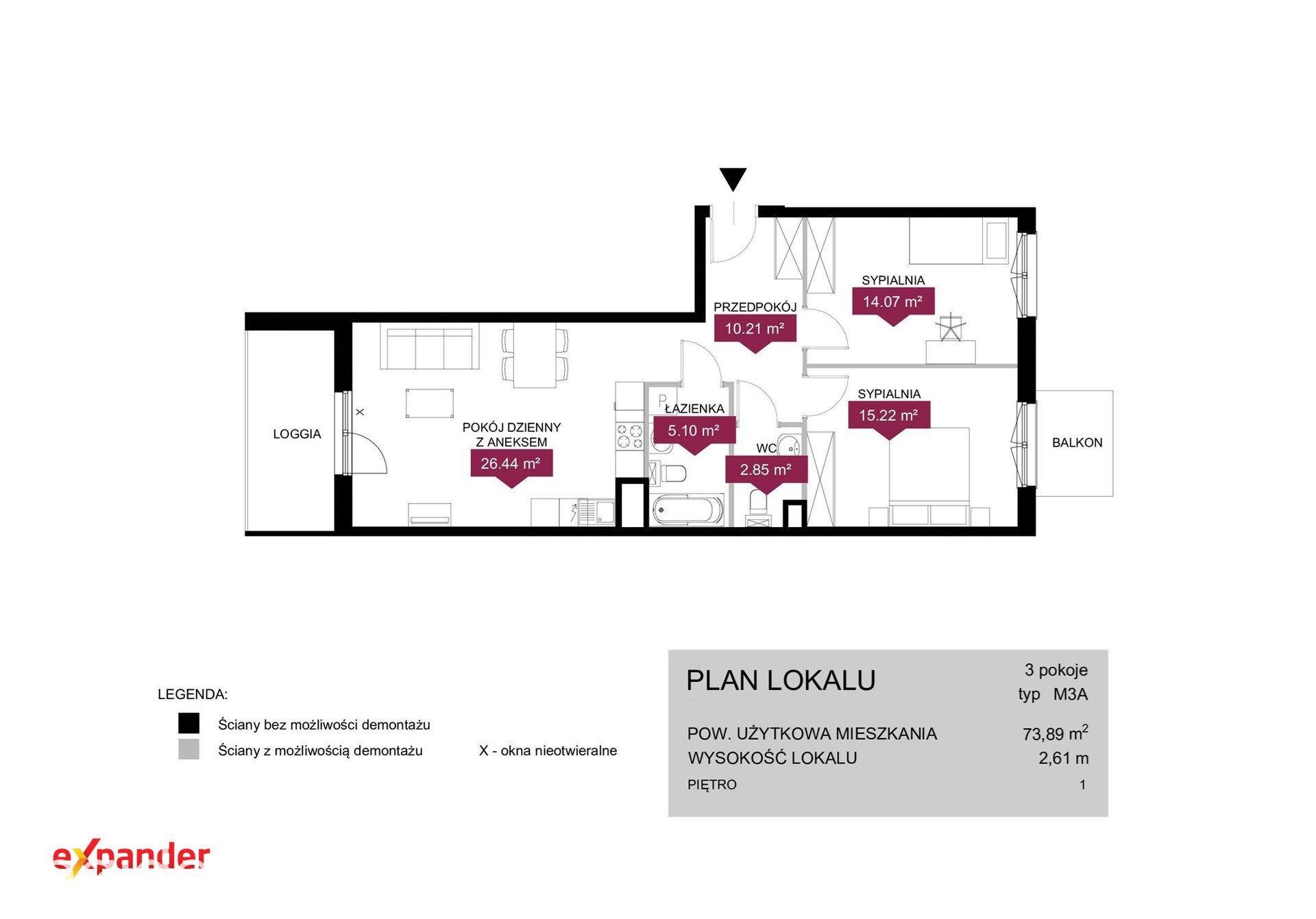 Promocja! 3 pokoje - Dwustronne - Loggia i Balkon! - zdjęcie 2