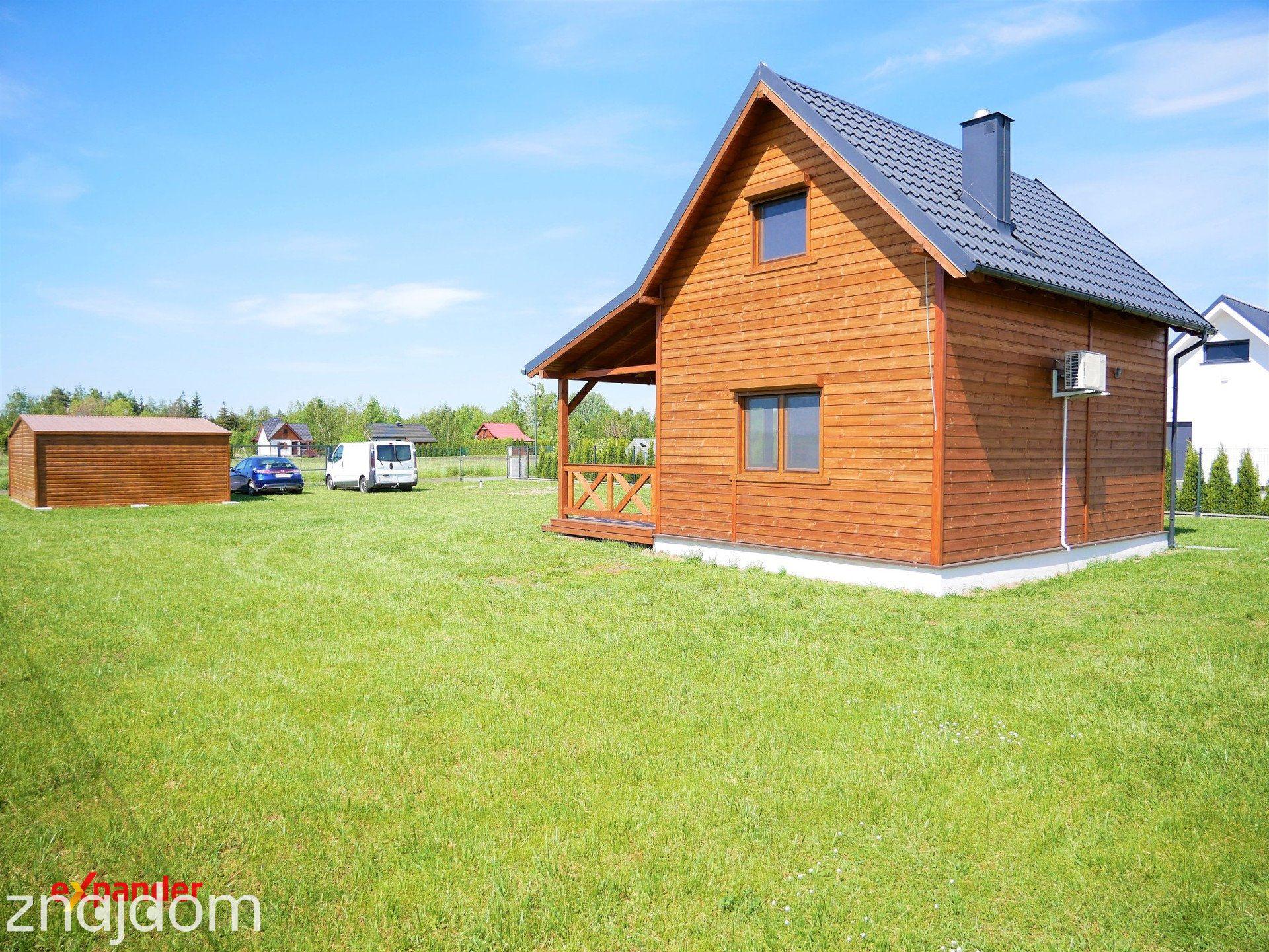 Domek całoroczny drewniany garaż działka 912m2 Powidz ZAMIANA - zdjęcie 2