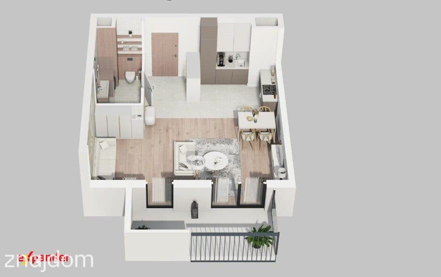 40,2 m² z dużą loggią I Jeżyce - zdjęcie 16
