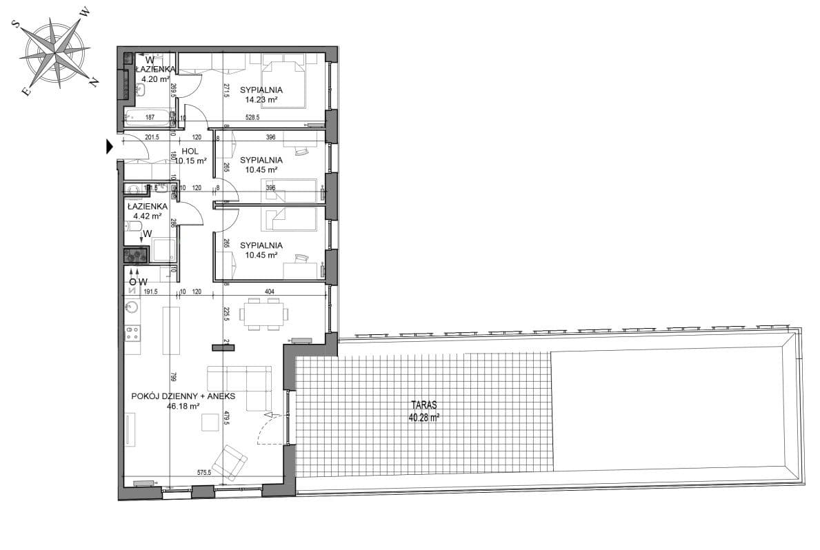Apartament 100 m² z widokiem na wodę | 40 m² tarasu | Śródmieście - zdjęcie 14