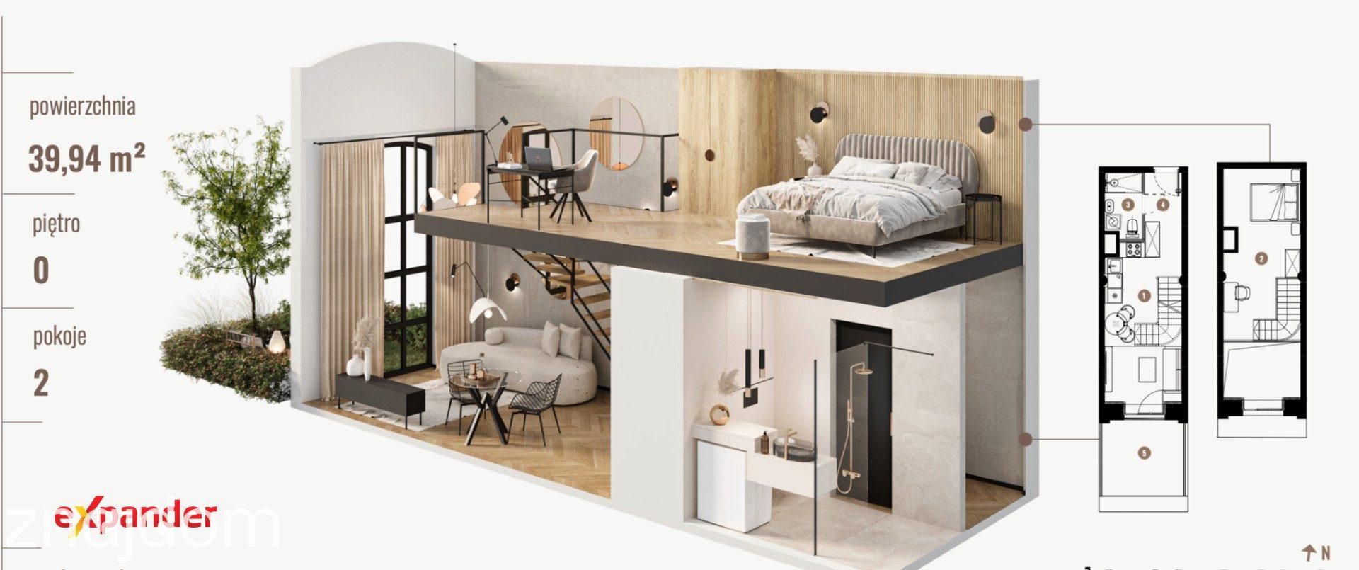 Nowe 2 pokoje | 39,94 m² | 2 poziomy | parter | Widzew | bez PCC i prowizji - zdjęcie 9
