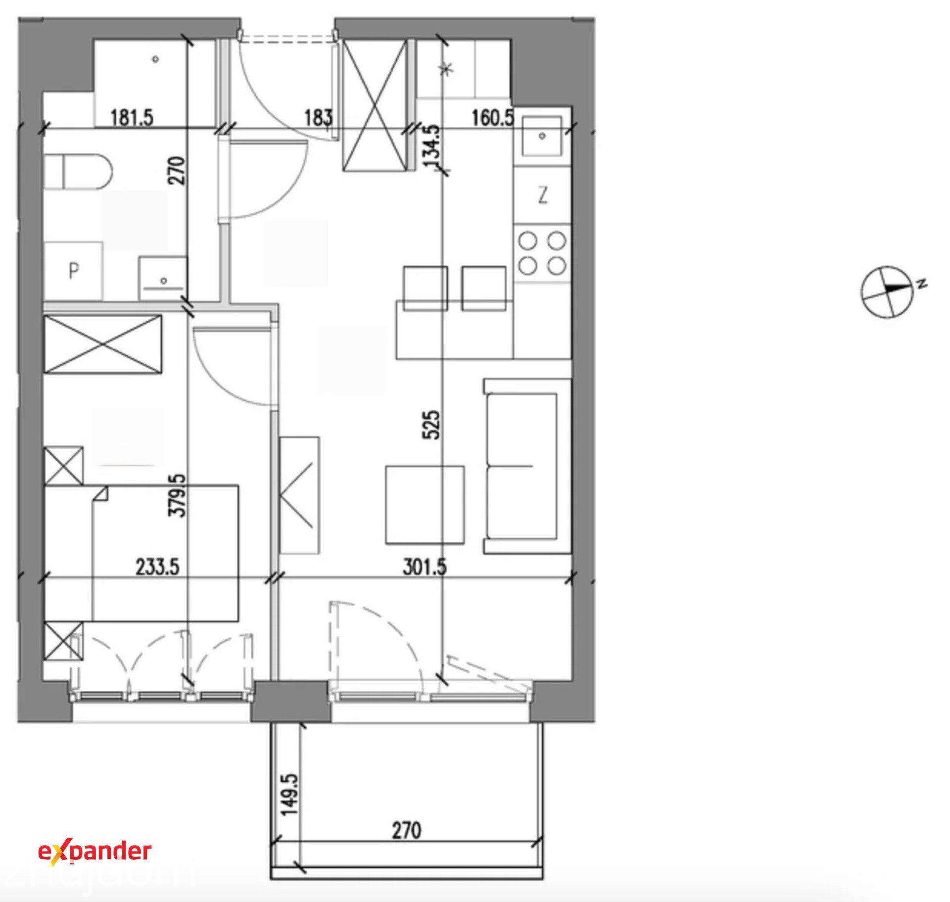 Nowe/34m2/2 pokoje/balkon - zdjęcie 12