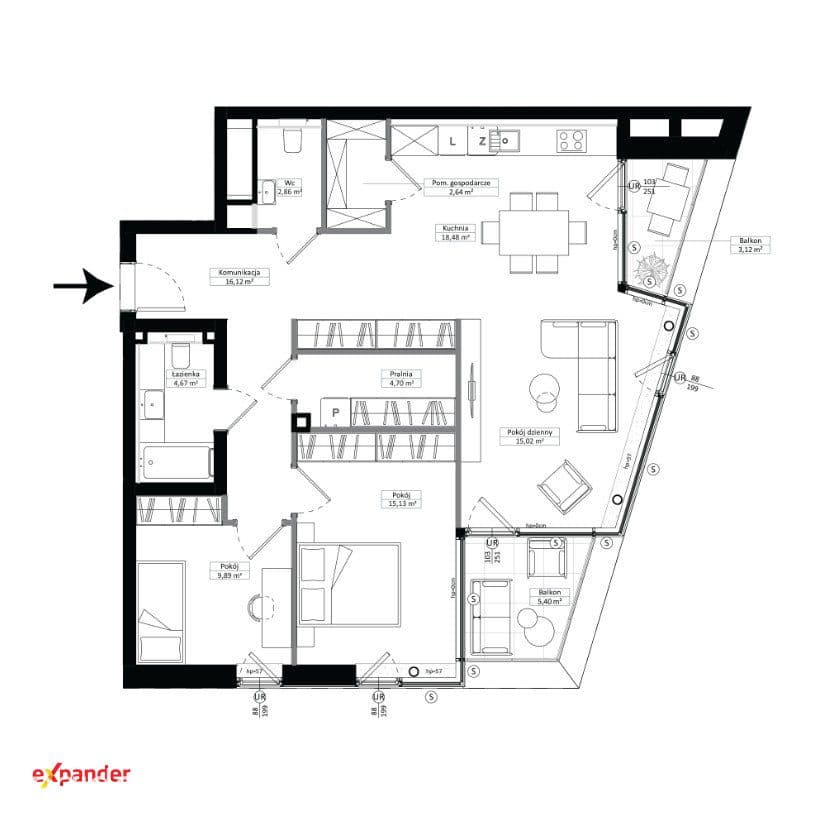 Sołacz | 90 m² | I piętro | Gotowe do odbioru - zdjęcie 11
