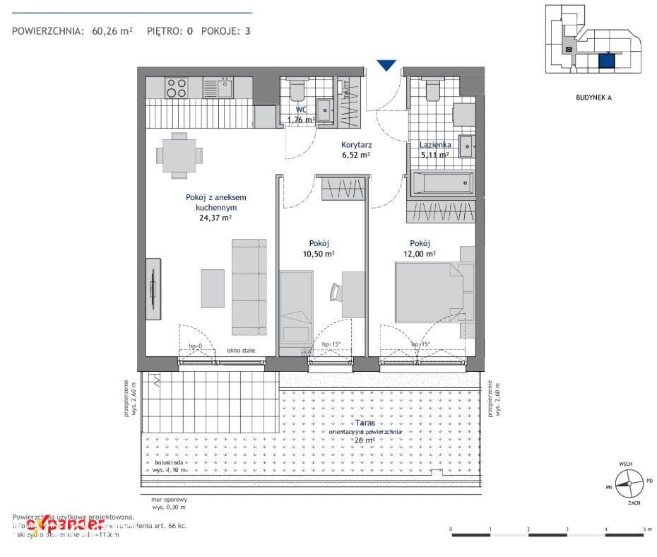 60m2 + Taras|Morena-Jasień| - zdjęcie 3