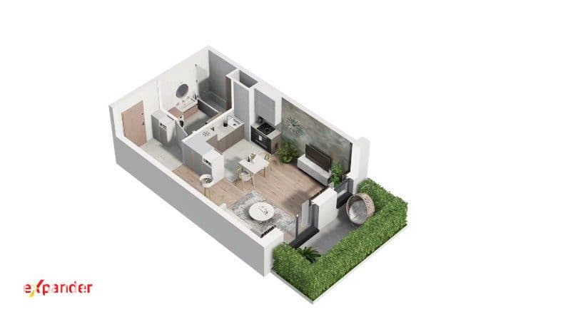 Kawalerka z balkonem | Jeżyce | Smart Home | - zdjęcie 12