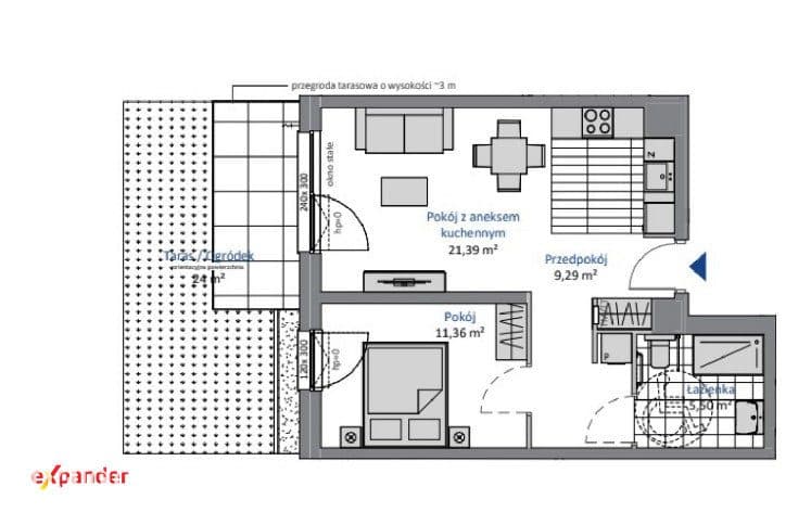 2 pokoje z ogródkiem 19 m² w otulinie lasów | 0% prowizji | Bez PCC - zdjęcie 5