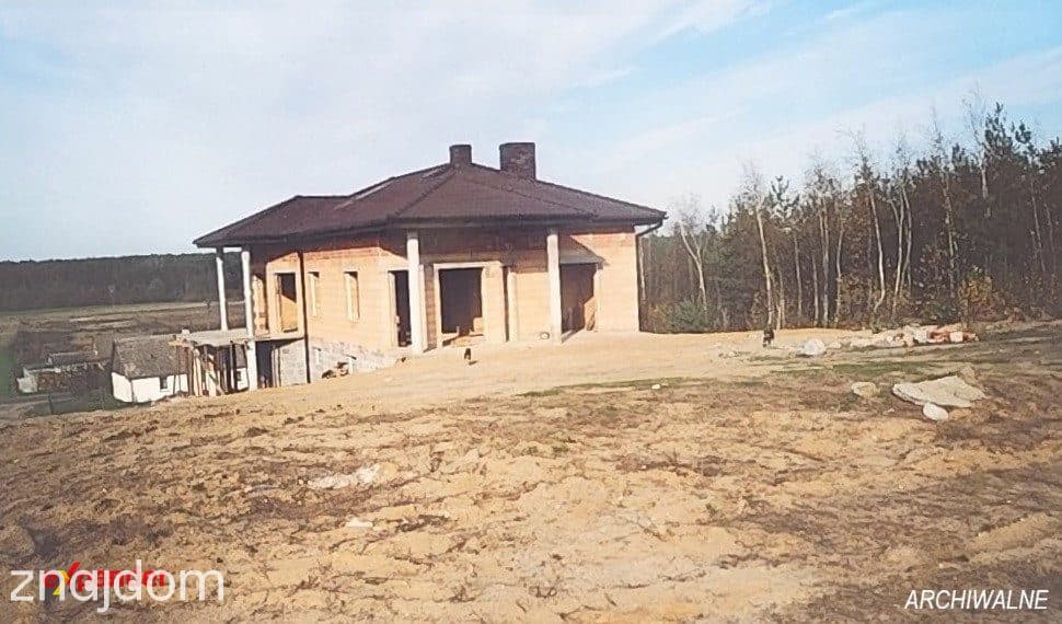 Dom willa do skończenia nad jeziorem Anastazewo duża działka spokojna okolica - zdjęcie 5