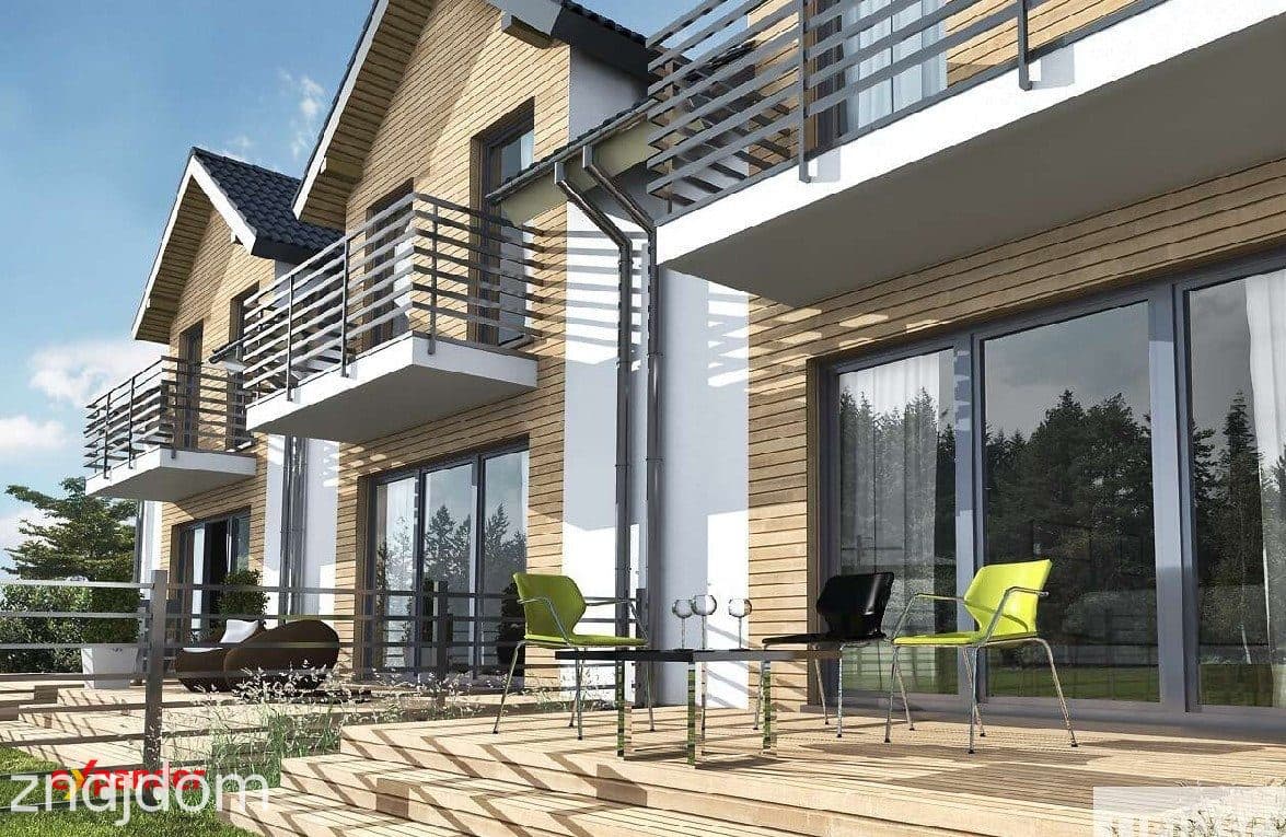 Dom szeregowy 120,48 m² z garażem i ogrodem | Miękinia - zdjęcie 3