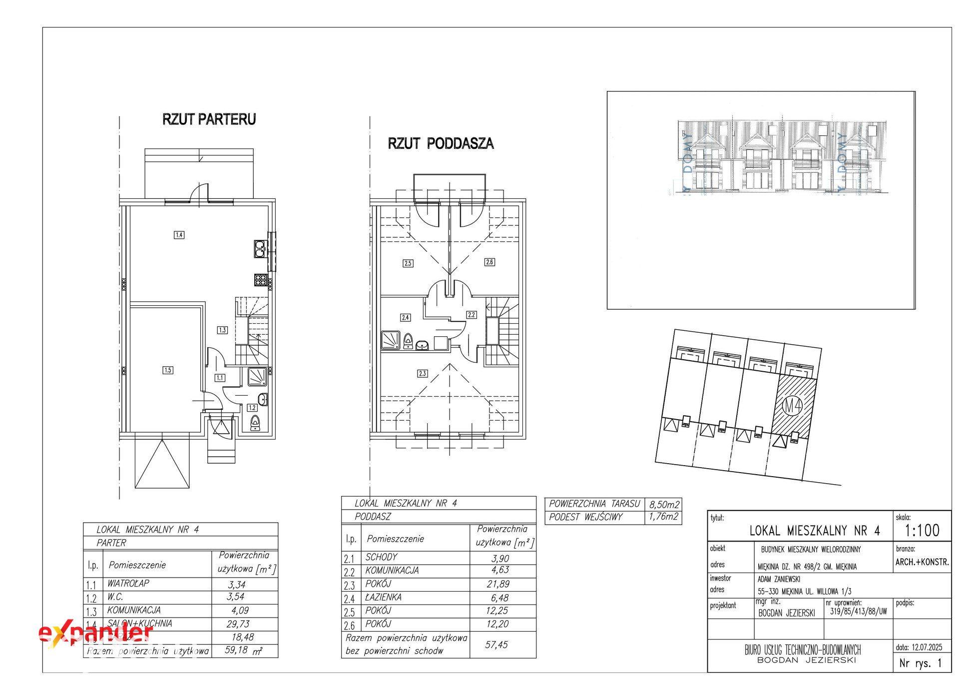 Dom skrajny szereg z garażem i dużym ogrodem 262 m² - zdjęcie 9