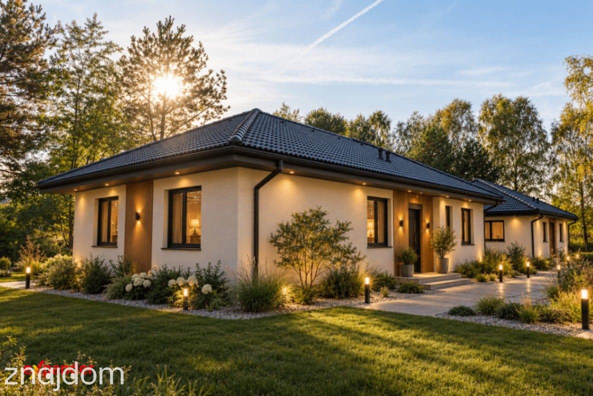 Nowy dom parterowy z garażem | 124 m² | Działka 820 m² | Libidza