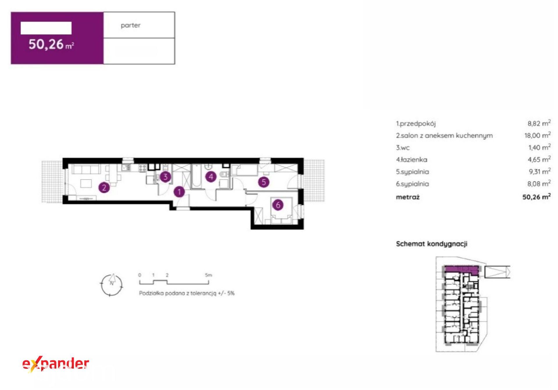 3-pokojowe mieszkanie w otulinie lasu | 50,26 m² | parter - zdjęcie 5