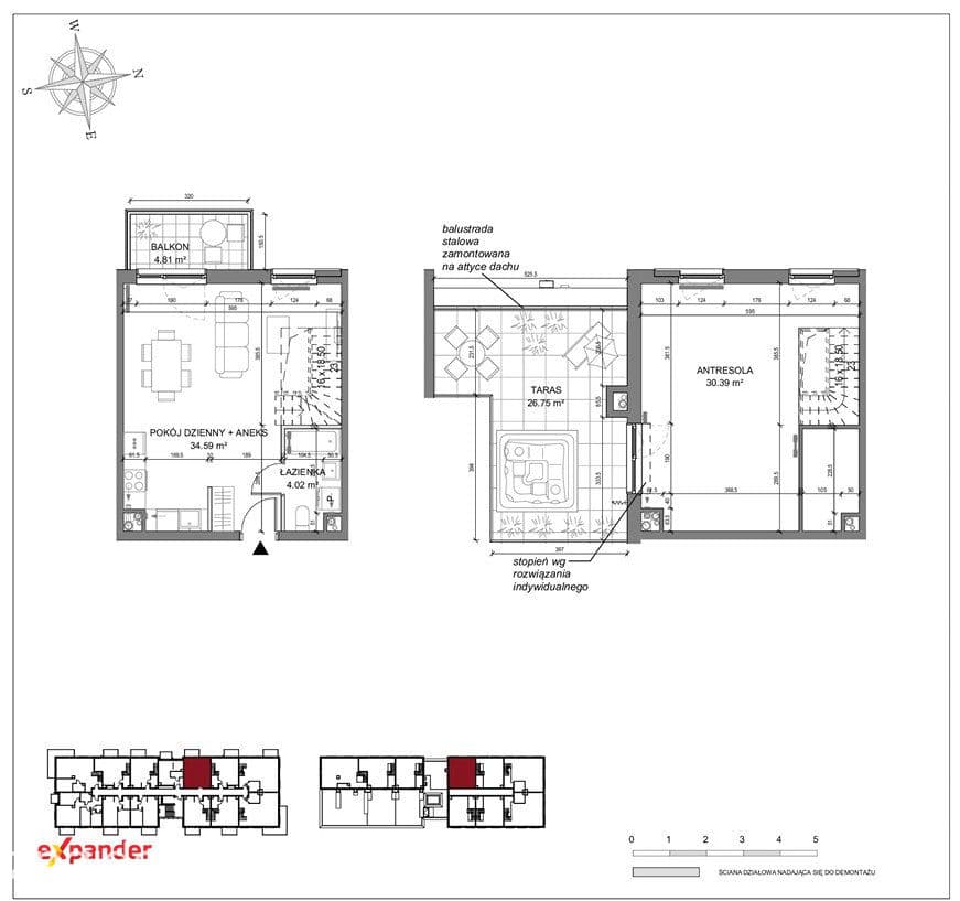 Nowoczesne 69 m² z antresolą | Fitness | 0% PCC - zdjęcie 5