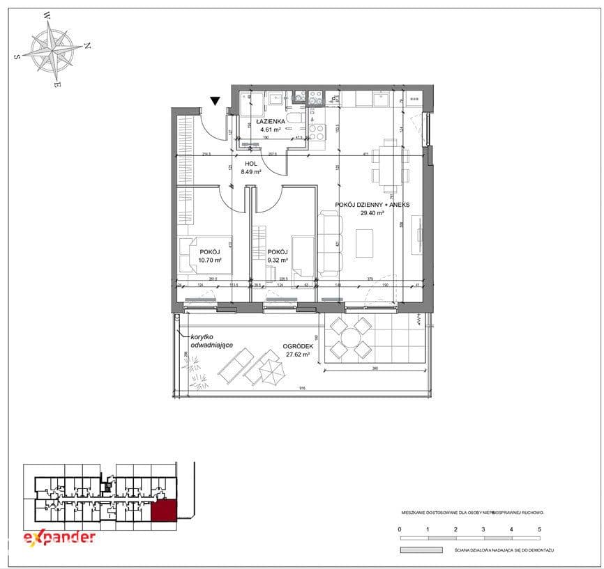 3 pokoje z ogródkiem | Smart Home | Strefa fitness | Gdańsk - zdjęcie 6
