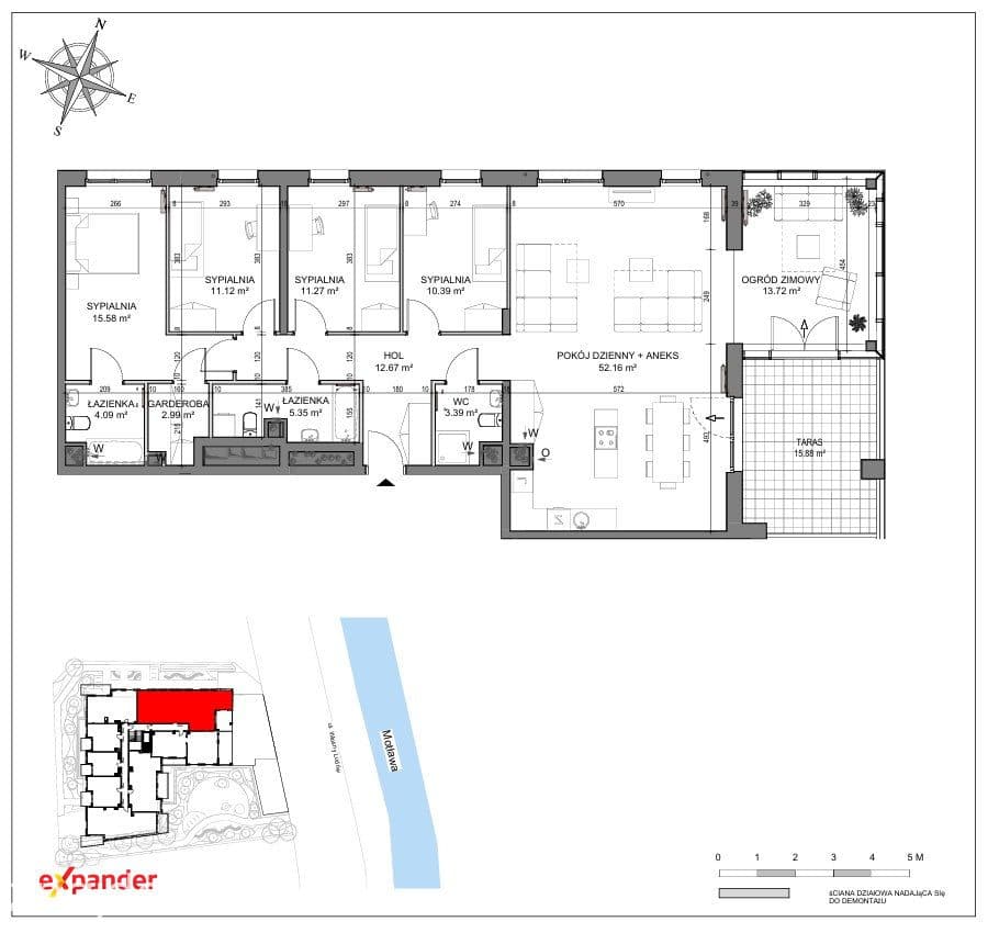 Luksusowy Apartament nad Motławą | Taras i Ogród Zimowy | Młody Gdańsk - zdjęcie 7