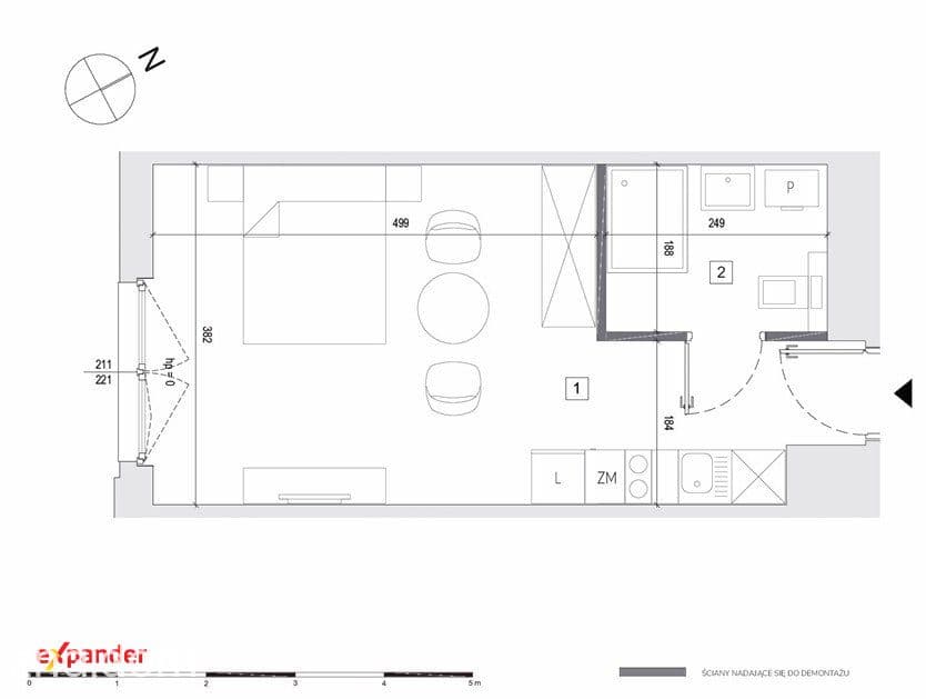 Apartament inwestycyjny w centrum Gdańska — idealny pod wynajem - zdjęcie 5