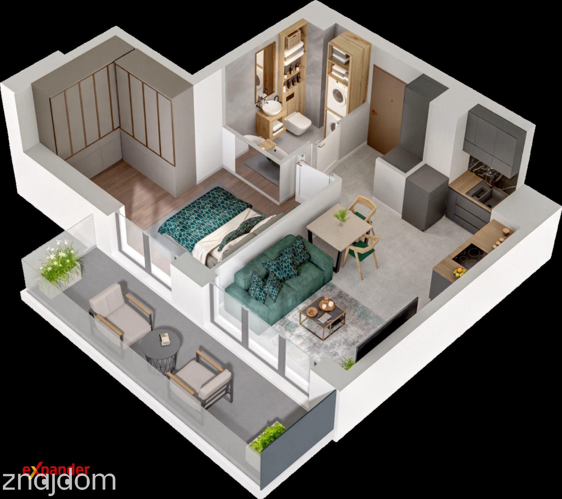 Nowe 2 pokoje / Nowoczesna inwestycja/Balkon 10mkw - zdjęcie 6