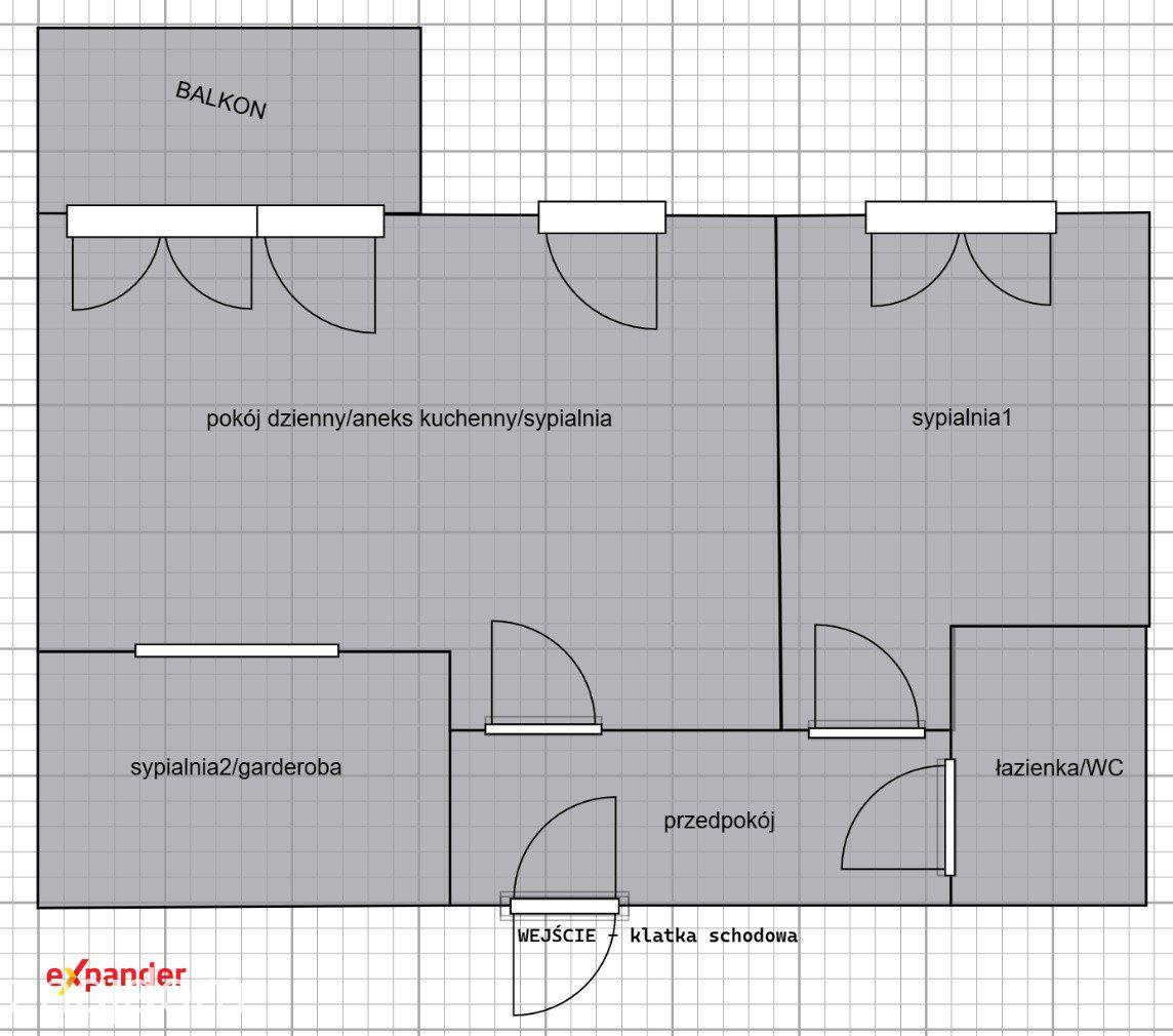 Mieszkanie ul. Kutrzeby 3 pokoje, balkon, piwnica do wprowadzenia - zdjęcie 15