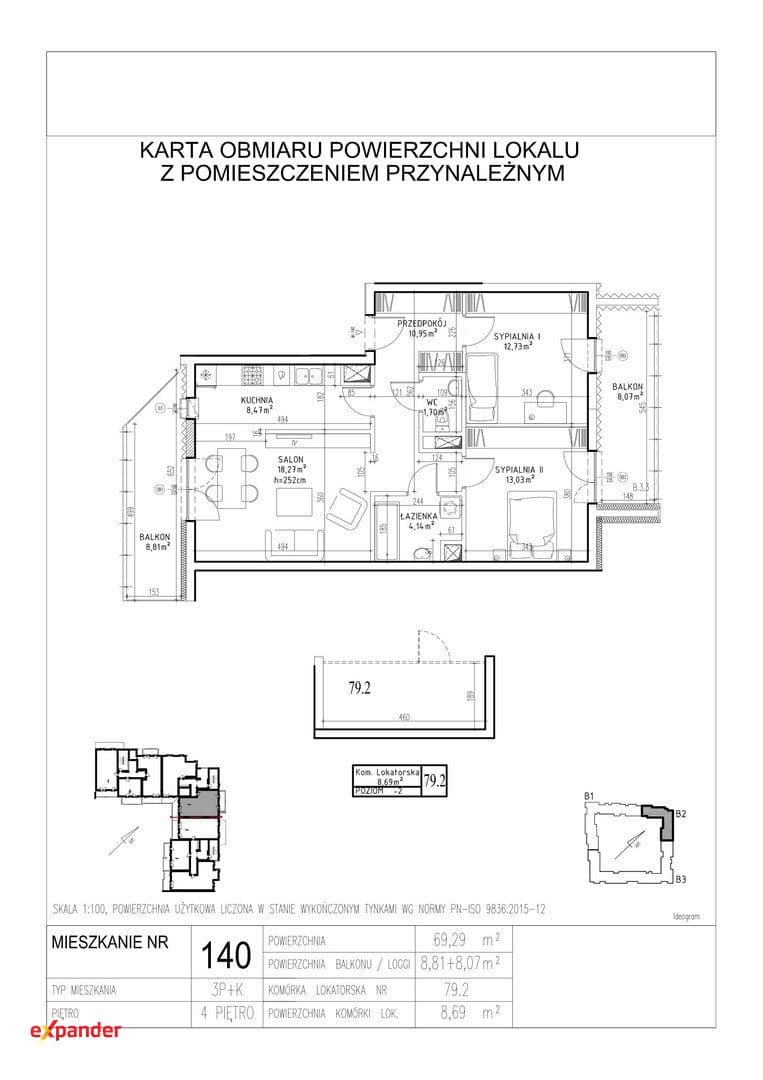 Nowe mieszkanie Nałęczowska - dwa balkony - zdjęcie 6